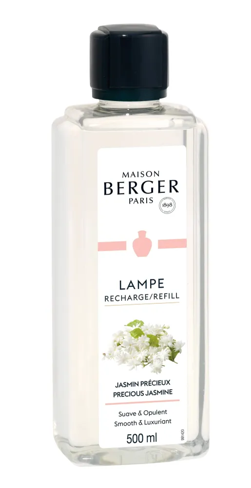 Recharge parfum Maison Berger - pour lampe parfum - Jasmin Précieux - 500 ml