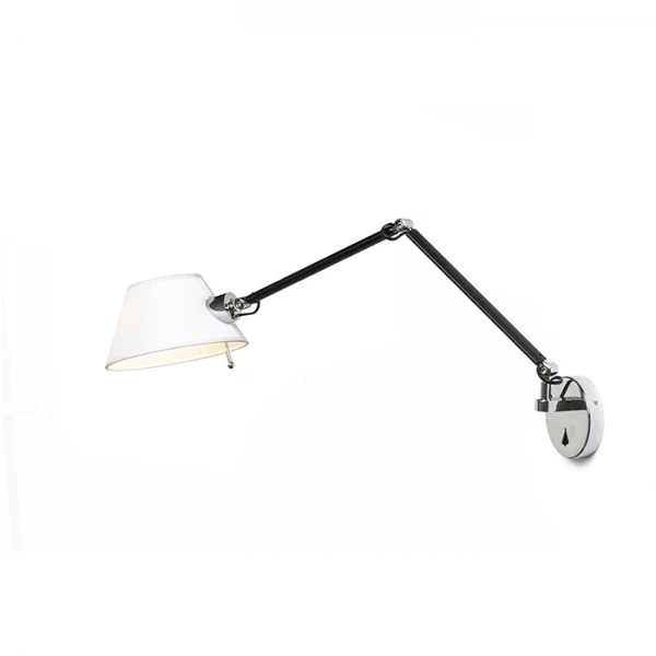 Applique murale de lecture pivotante Rendl MONTANA 1 x E27 11W blanche
