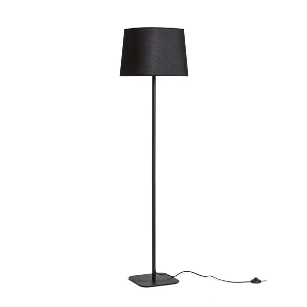 Lampadaire Rendl Perth 1L E27 noir/beige Black