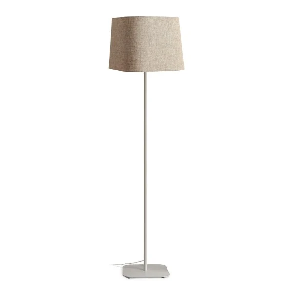 Lampadaire Rendl Perth 1L E27 noir/beige Black