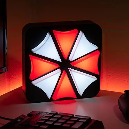 Resident Evil - Lampe de bureau / Applique murale 3D Logo d'Umbrella Corporation