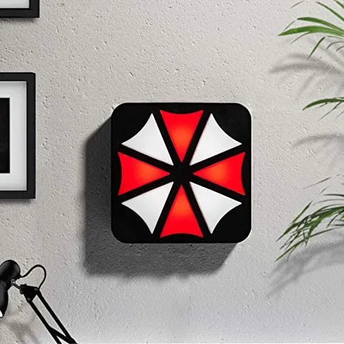 Resident Evil - Lampe de bureau / Applique murale 3D Logo d'Umbrella Corporation