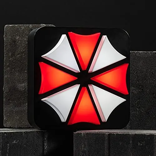 Resident Evil - Lampe de bureau / Applique murale 3D Logo d'Umbrella Corporation