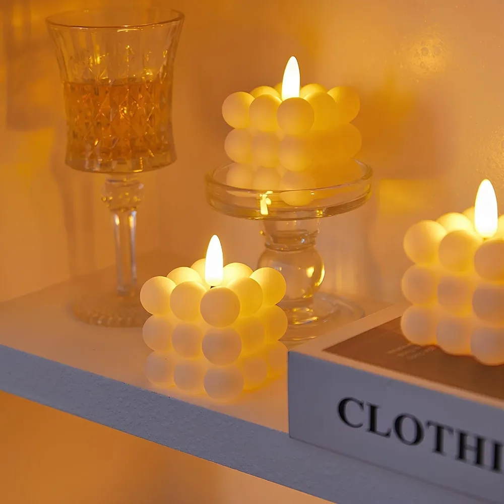 Bougies piliers LED à effet de flamme vacillante RetrosNJerseys