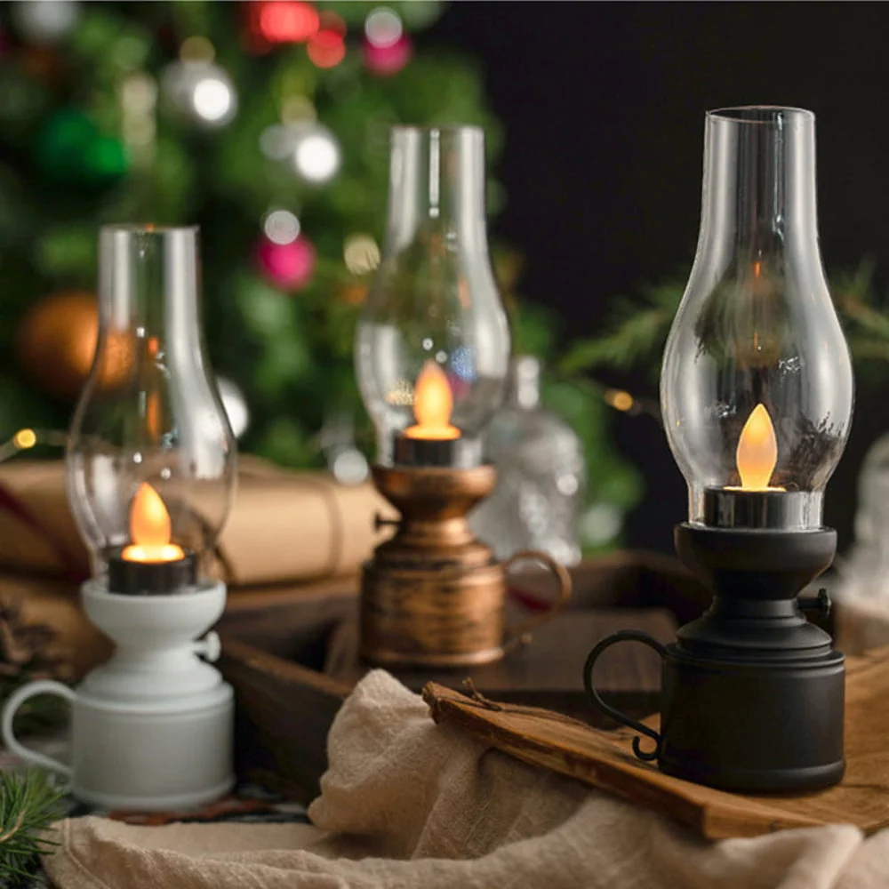 Lampe à bougie LED vintage Ambiance romantique RetrosNJerseys