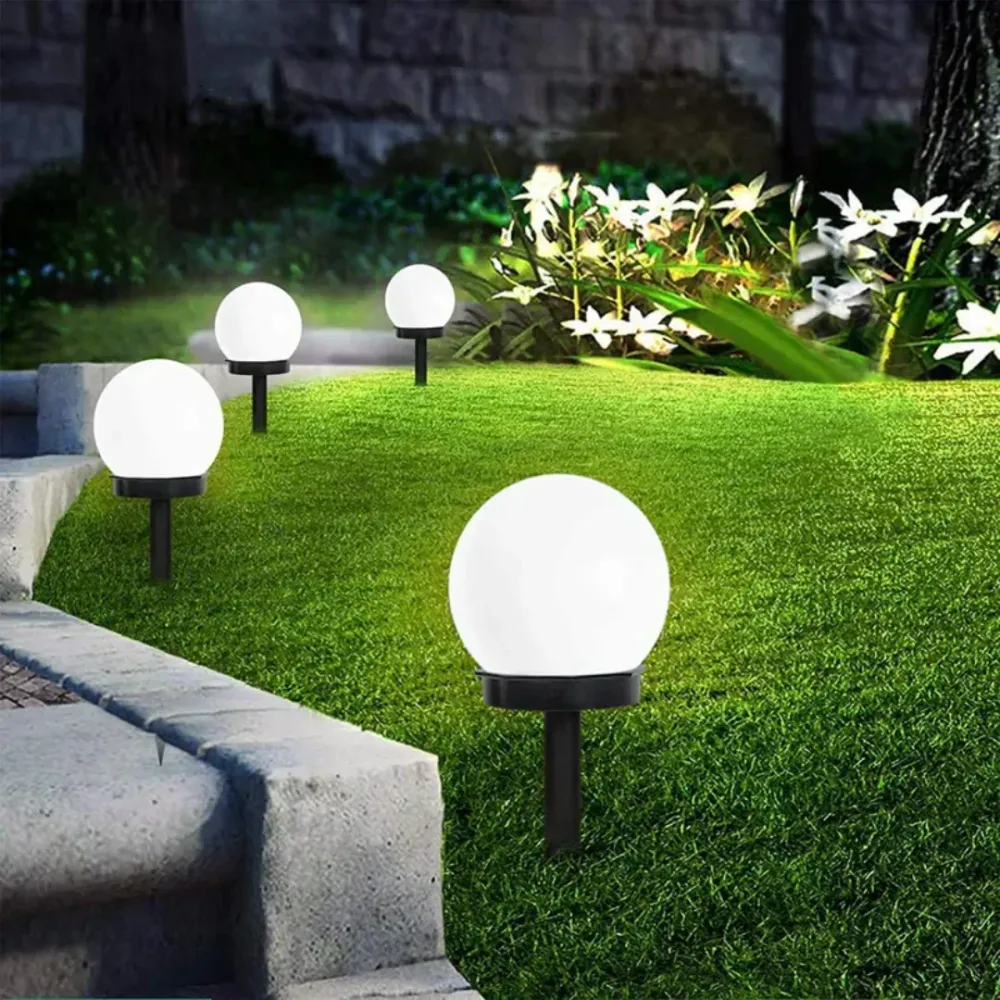 Lampes solaires de jardin avec globe étanche RetrosNJerseys