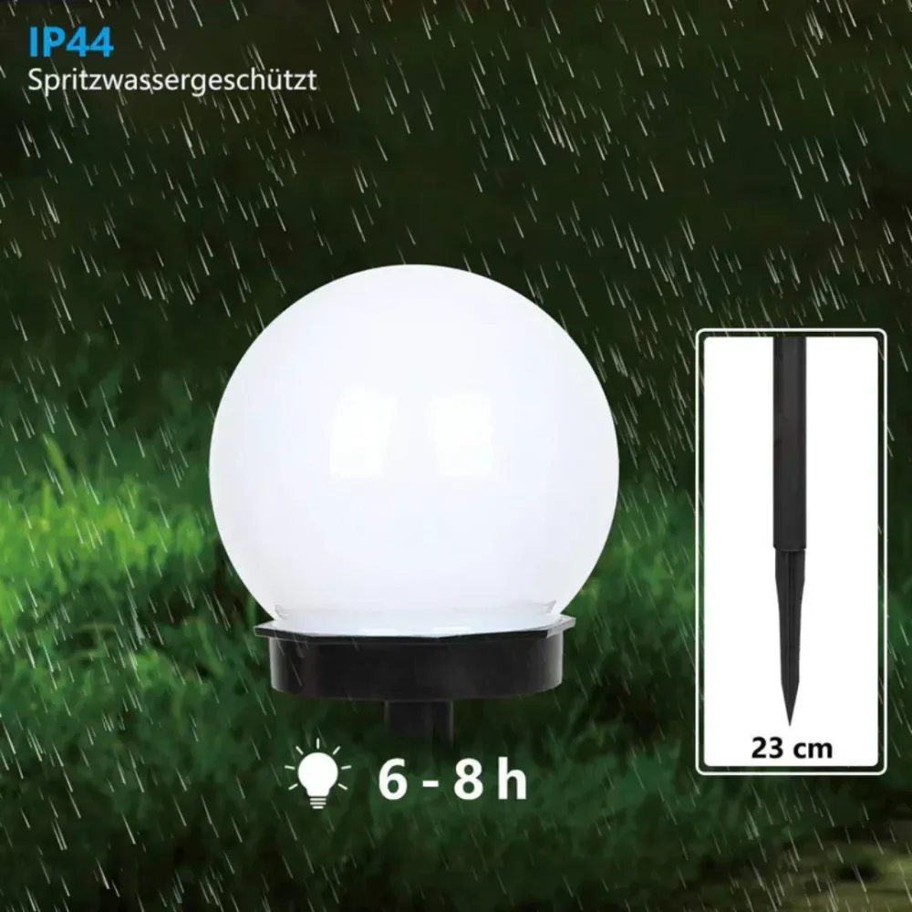Lampes solaires de jardin avec globe étanche RetrosNJerseys