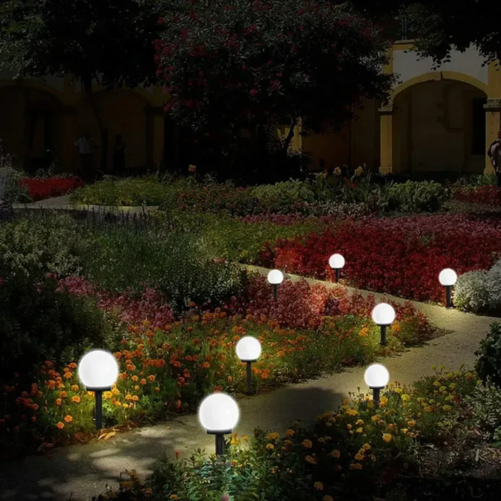 Lampes solaires de jardin avec globe étanche RetrosNJerseys