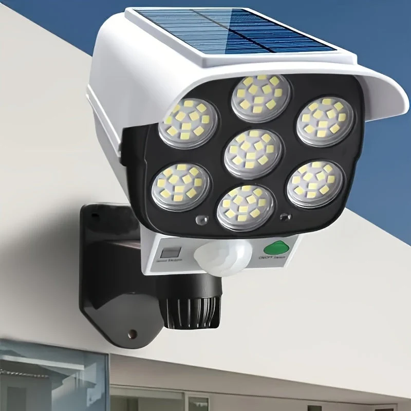 Projecteur solaire extérieur de sécurité avec détecteur de mouvement RetrosNJerseys