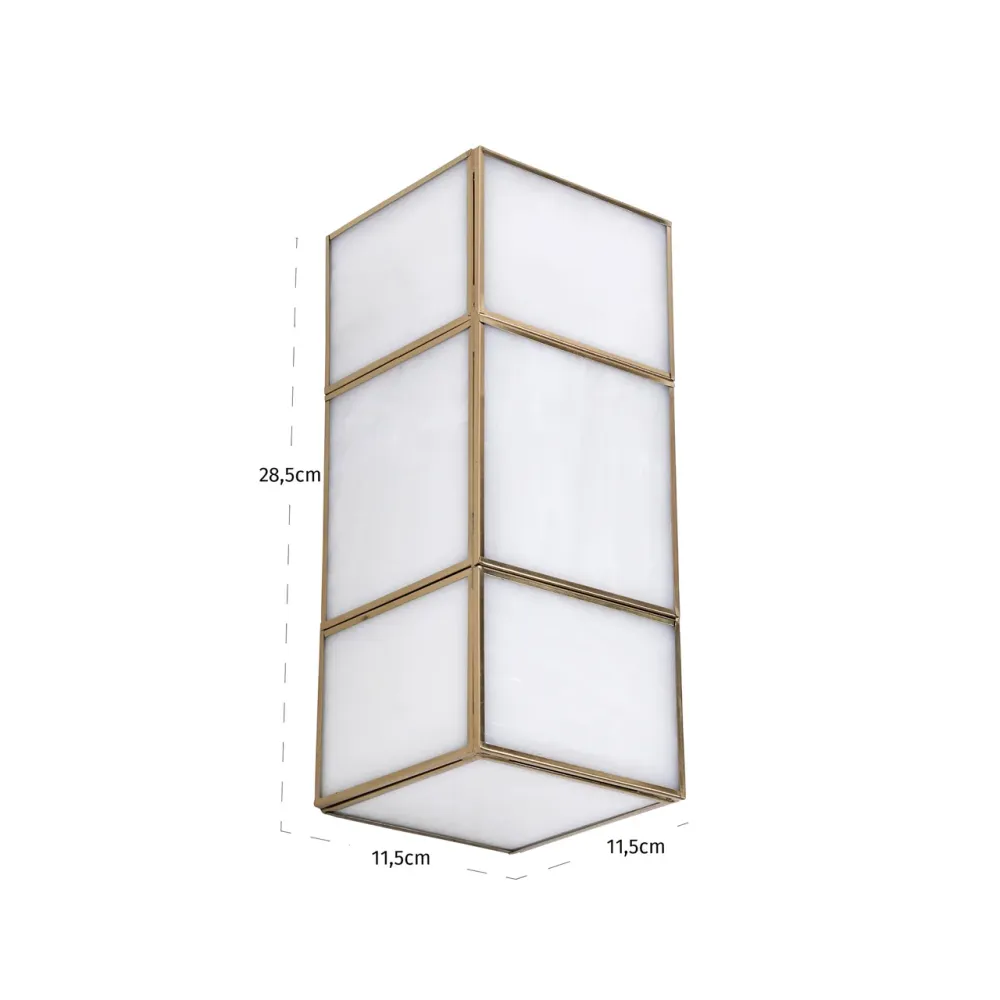Richmond Interiors Applique Murale Sofia Laiton Antique | H 28 cm