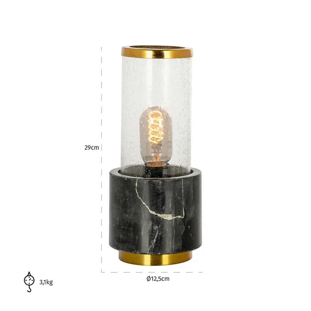Richmond Interiors Lampe De Table En Marbre Conan