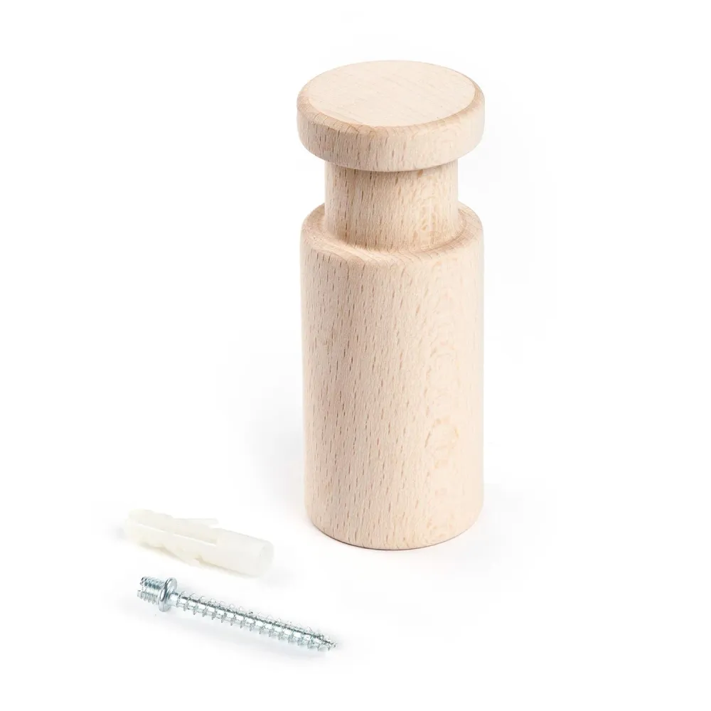 Rolé, passe-câble en bois, fixation murale pour suspension - Neutre