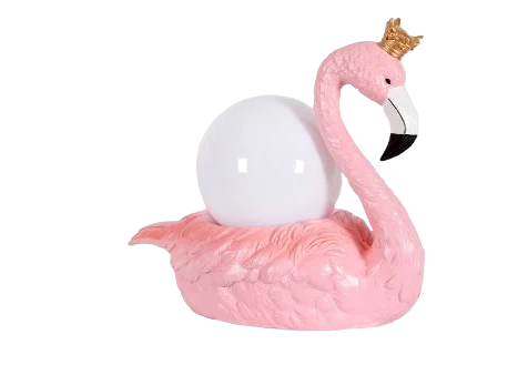 Lampe Flamant Rose Led Royaume Flamant Rose