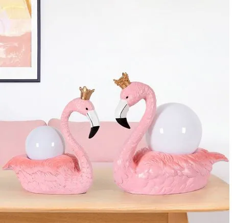 Lampe Flamant Rose Led Royaume Flamant Rose