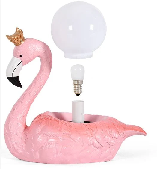 Lampe Flamant Rose Led Royaume Flamant Rose