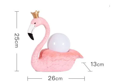 Lampe Flamant Rose Led Royaume Flamant Rose