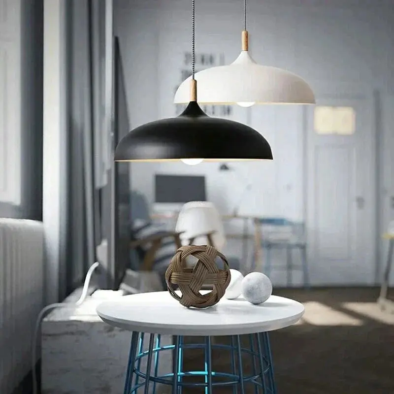 ScandiBeam - lampe de plafond en chêne scandinave moderne