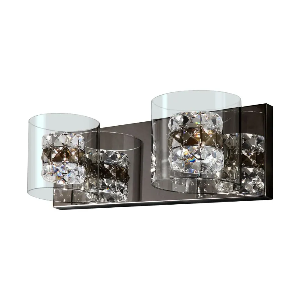 Applique murale Schuller FLASH 2L L 37cm, chromée G9