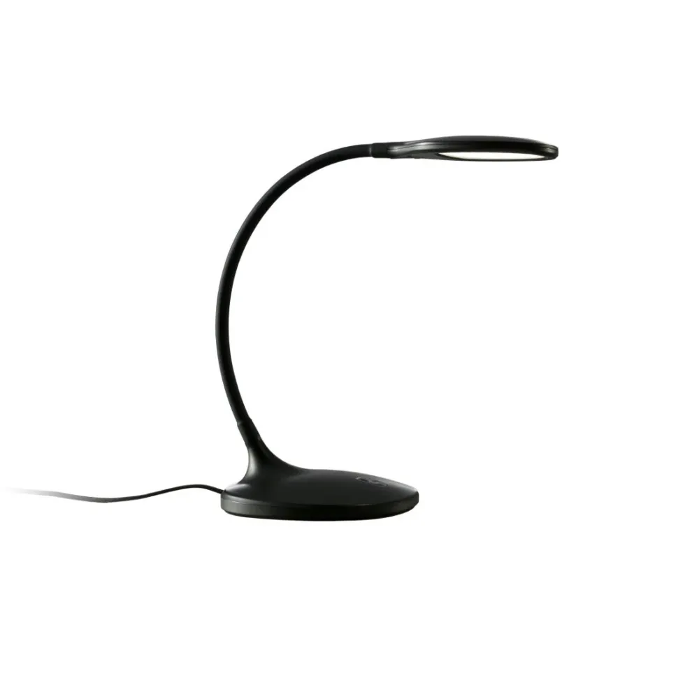 Lampe de bureau Schuller SCOOP 1L H 42cm, LED noire