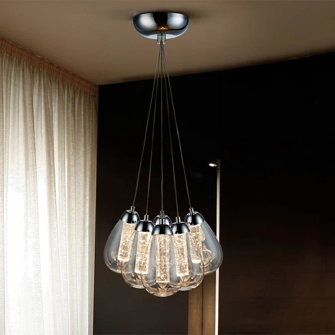 Lampe à suspension Schuller TACCIA 6L, D 38cm LED