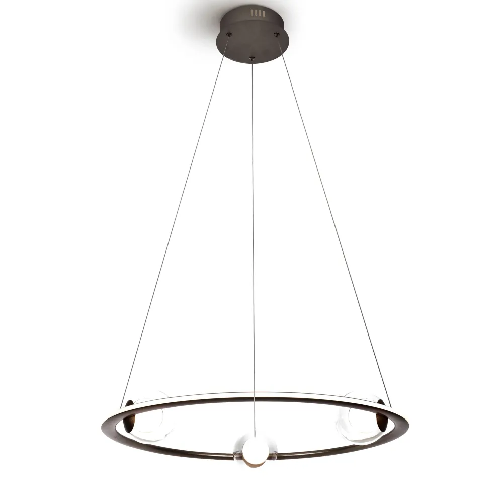 Lustre Schuller Tirsa 1L D 60cm, bronze