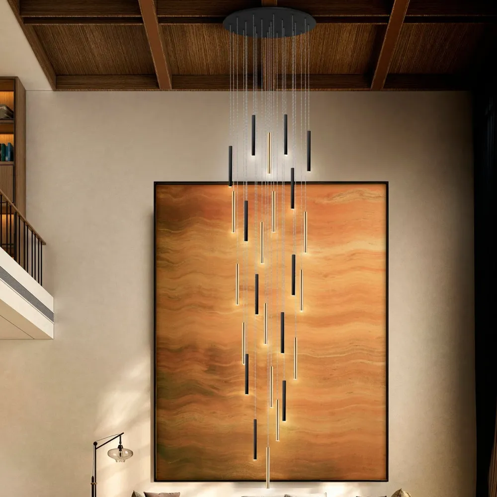 Lustre Schuller VARAS 25L D 90cm or/noir