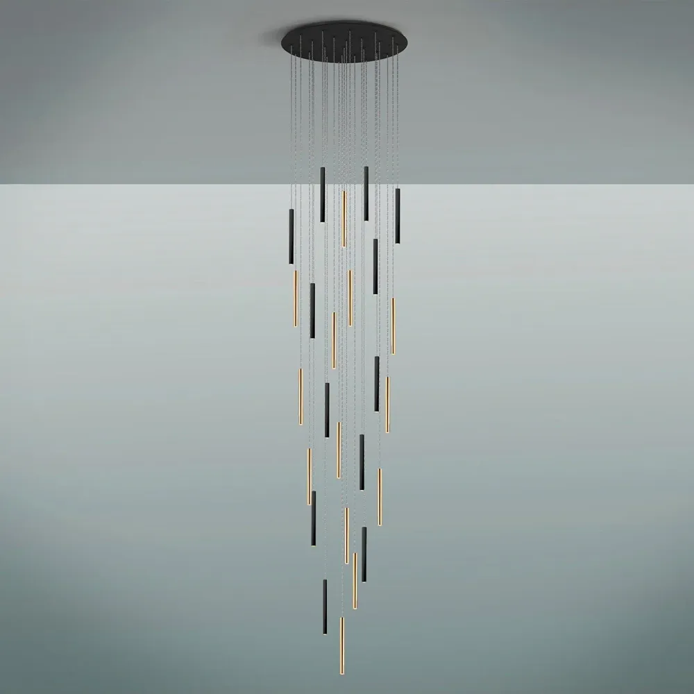 Lustre Schuller VARAS 25L D 90cm or/noir