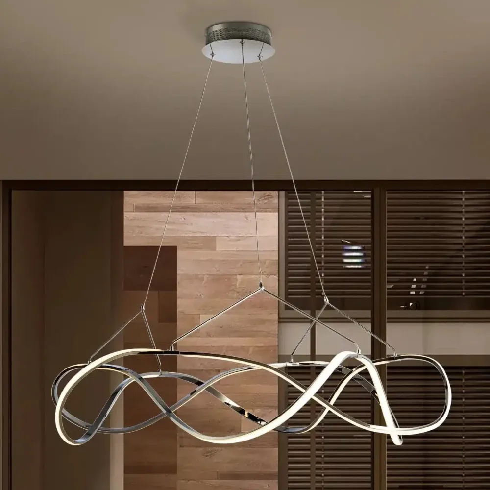 Schuller Molly LED Pendant Light 110Ø Dimmable Chrome 763585D