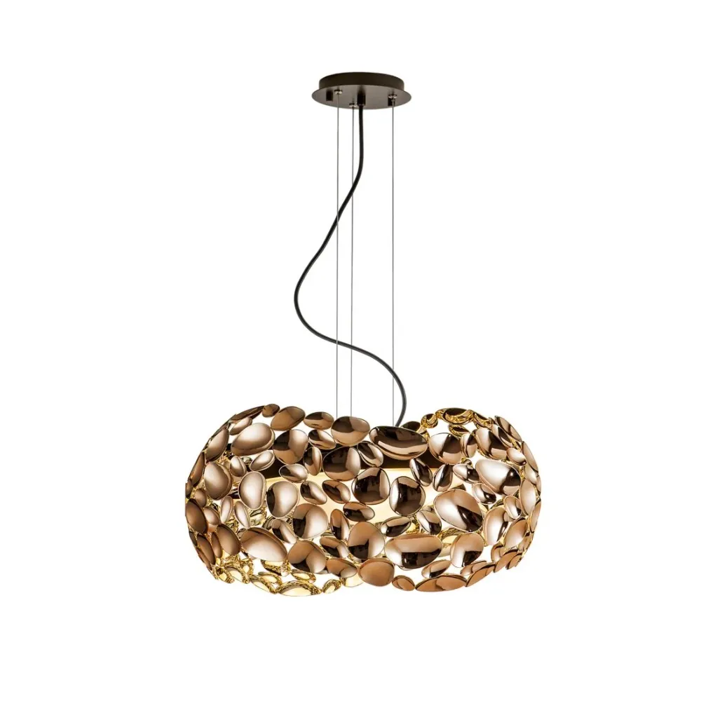 Suspension Schuller NARISA 5L D 47cm, LED dorée