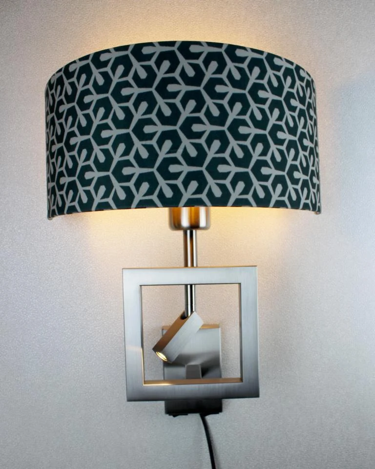 Applique signature SI-EL-AL2 avec abat-jour en tissu Signature Home Collection