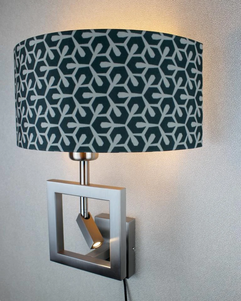 Applique signature SI-EL-AL2 avec abat-jour en tissu Signature Home Collection