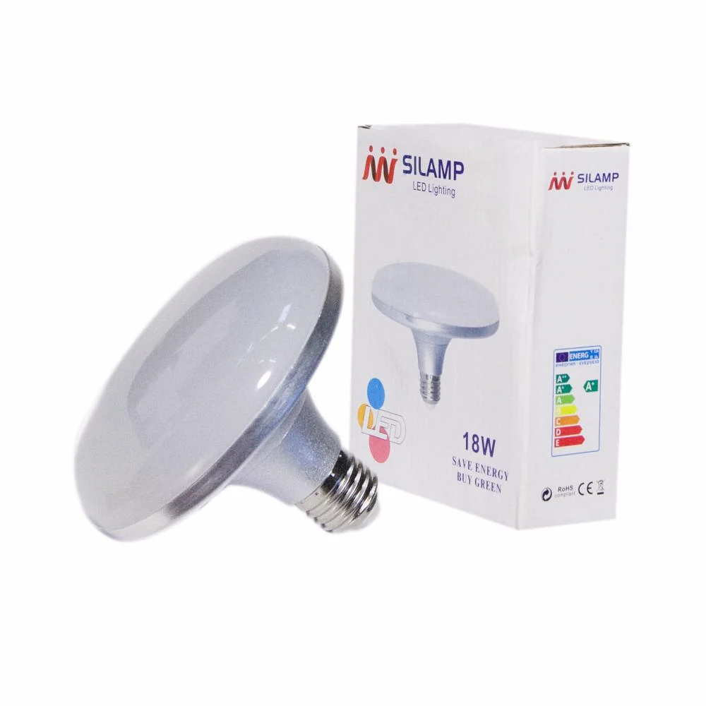 Ampoule LED E27 18W 220V 120° Projecteur Silamp