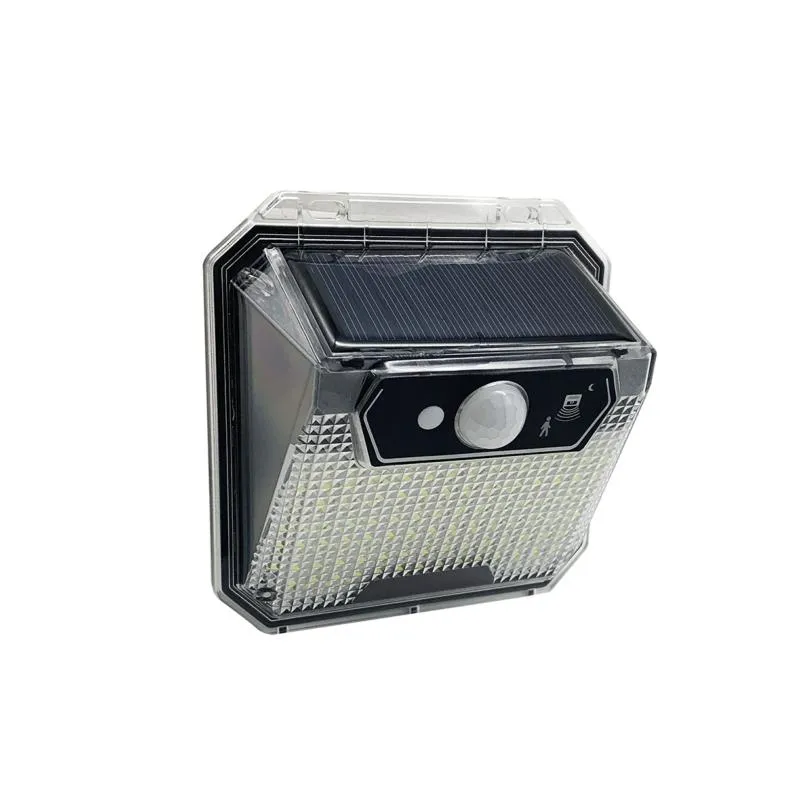 Applique Murale Solaire LED 0.55W IP44 148 Led avec Détecteur de Mouvement Silamp