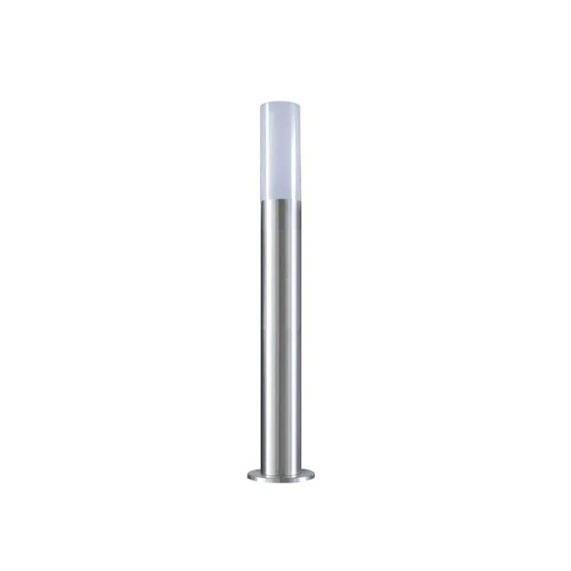 Borne Extérieure 60cm 220V IP65 ARGENT pour Ampoule E27 Silamp