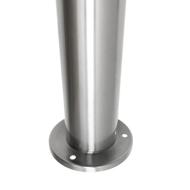 Borne Extérieure 60cm 220V IP65 ARGENT pour Ampoule E27 Silamp