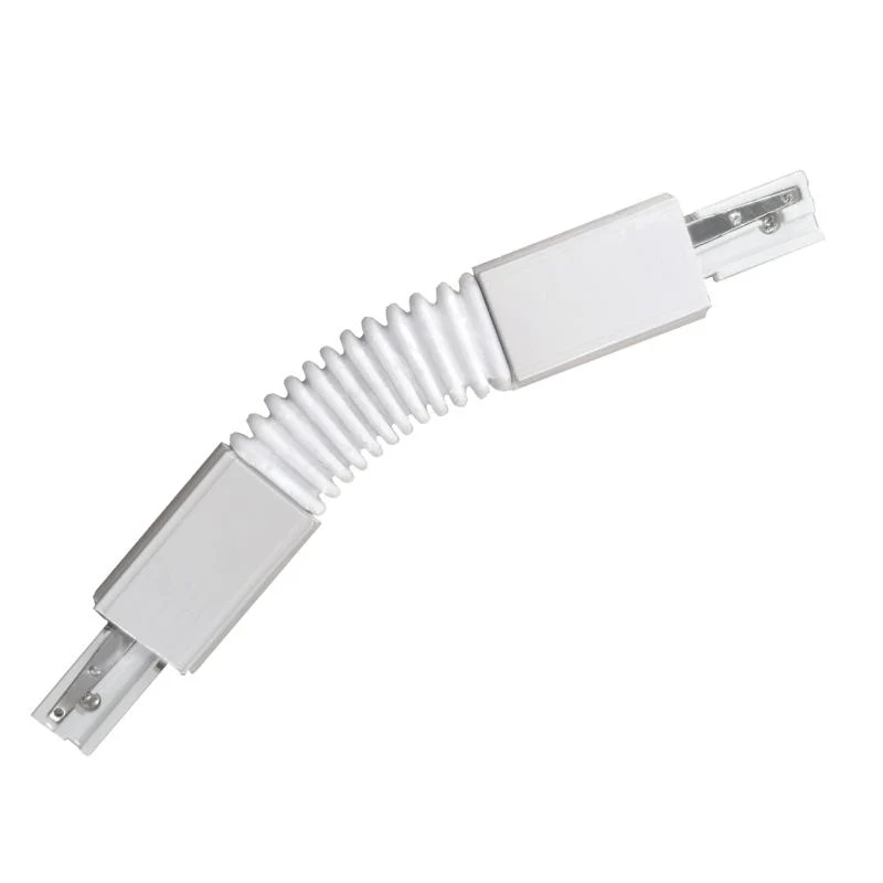 Connecteur flexible pour Rail Triphasé Blanc Silamp