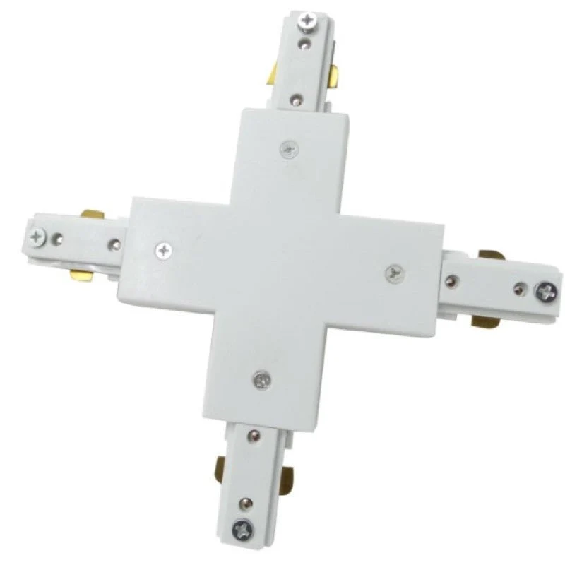 Connecteur X Rail Monophasé BLANC Silamp