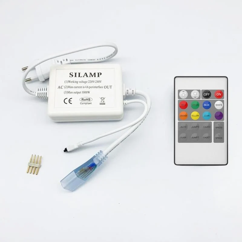 Contrôleur RGB & Alimentation pour Ruban LED 220V RGB Silamp
