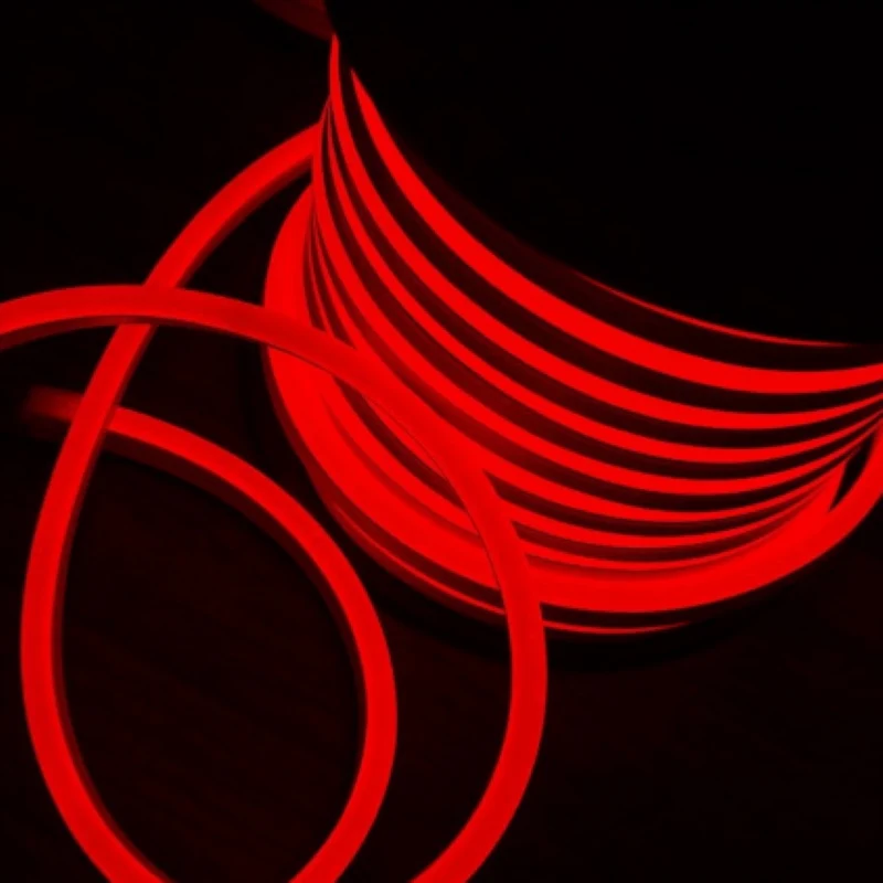 Néon Flexible LED Rouge 24V 50M IP65 120LED/m Silamp