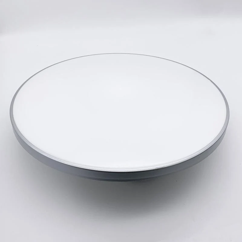 Plafonnier LED Rond 40W 220V Contour Argenté Silamp