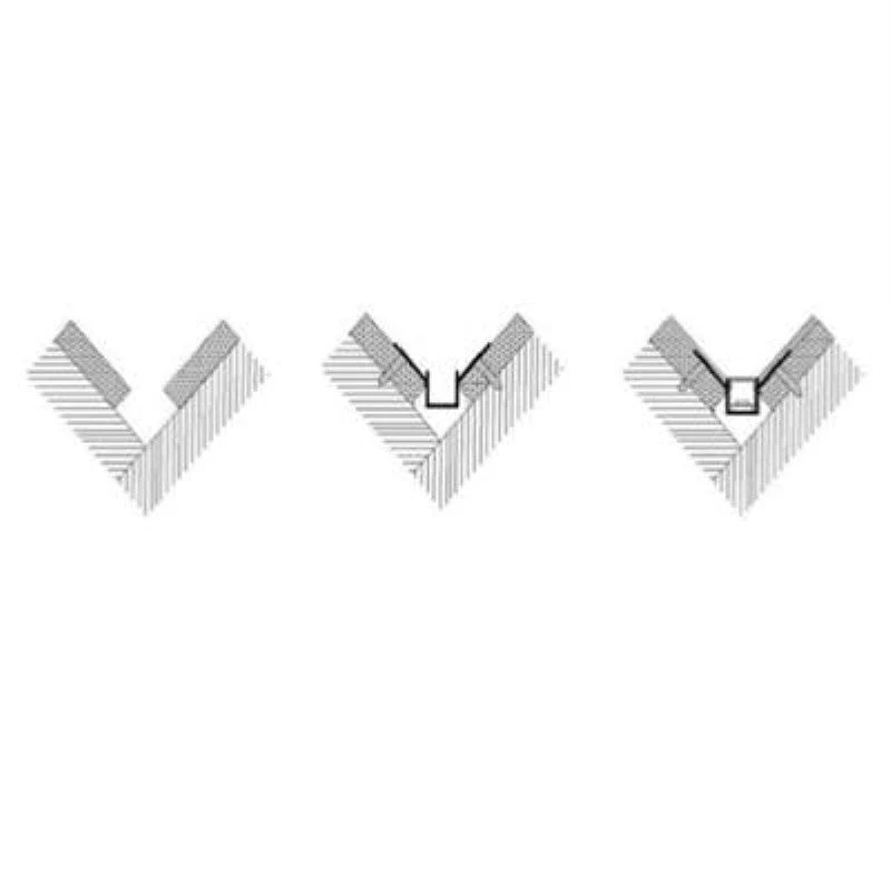 Profilé Aluminium encastré d'angle 1m pour Ruban LED Couvercle Blanc Opaque Silamp