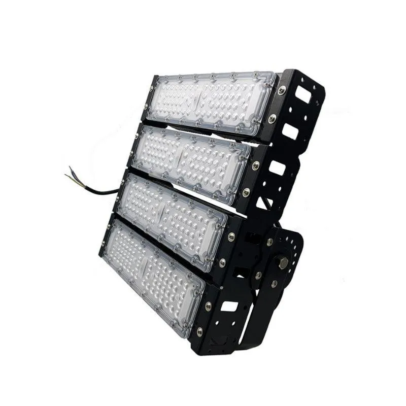 Projecteur LED Puissant Industriel 200W IP65 Noir Silamp