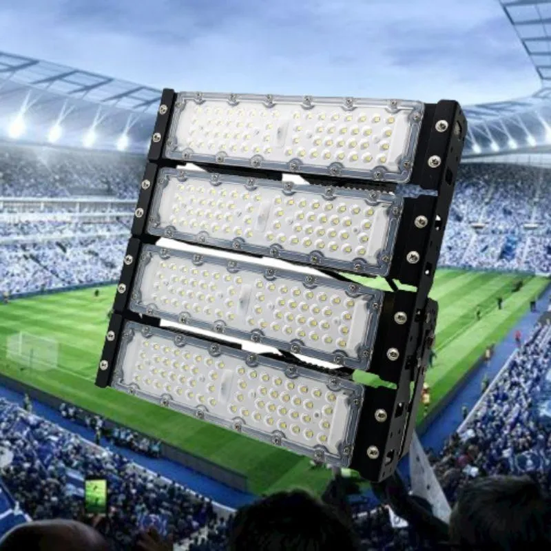 Projecteur LED Puissant Industriel 200W IP65 Noir Silamp