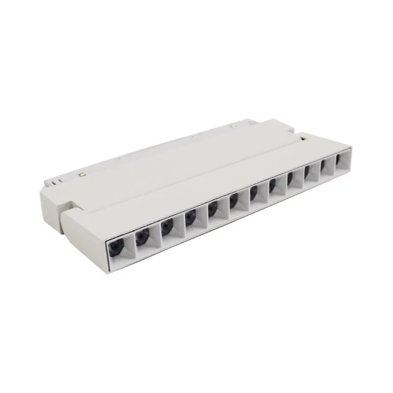 Projecteur LED sur Rail Magnétique 48V DC 12W BLANC Orientable Silamp