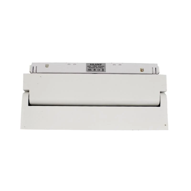 Projecteur LED sur Rail Magnétique 48V DC 12W BLANC Orientable Silamp