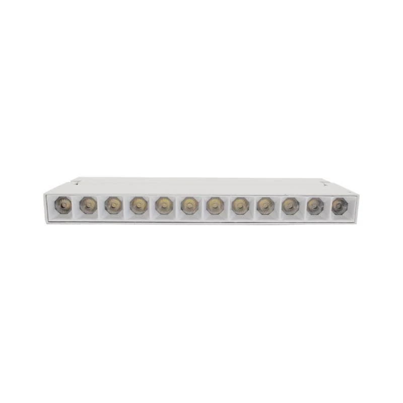 Projecteur LED sur Rail Magnétique 48V DC 12W BLANC Orientable Silamp