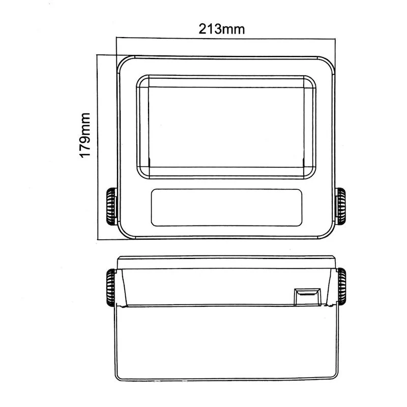 Projecteurs LED Extérieur 50W IP65 NOIR (Pack de 10) Silamp