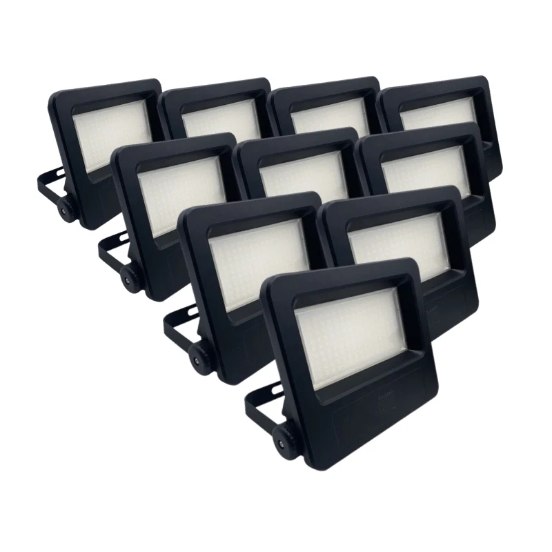 Projecteurs LED Extérieur 50W IP65 NOIR (Pack de 10) Silamp
