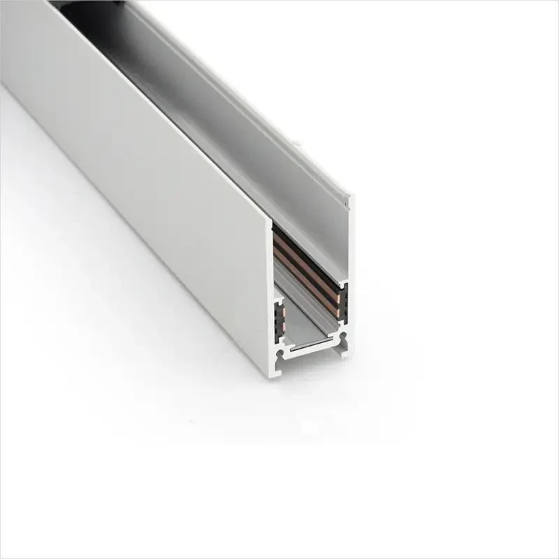 Rail Magnétique en Saillie 48V 1m BLANC Silamp