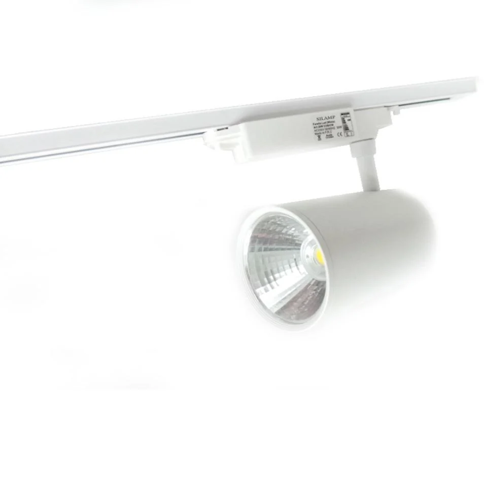 Rail Monophasé pour Spot LED 2m BLANC Silamp